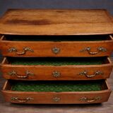 Antique curved commode in solid wood – Louis XIV / Louis XV period - 18th century