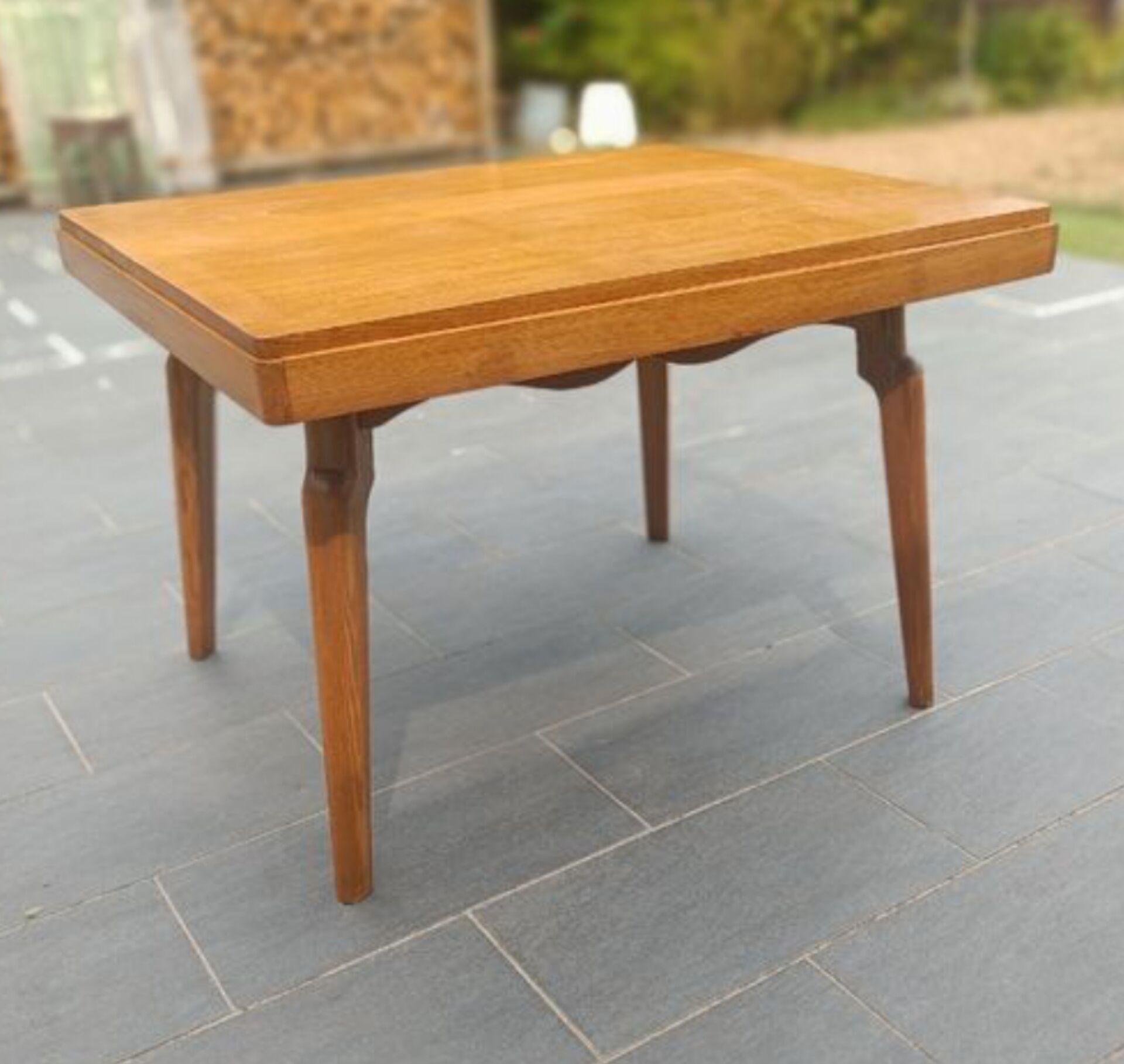 Scandinavian solid oak table