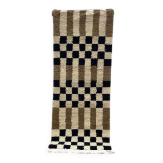 Beni Ourain Berber rug in wool, size 1.5/2.5 m.