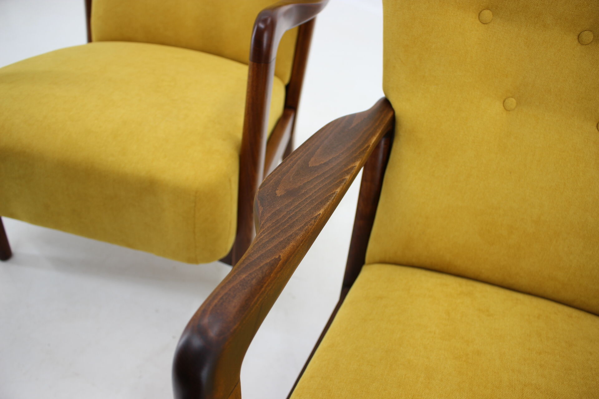Set of Søren Hansen Armchairs for Fritz Hansen, Denmark, 1940s