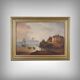 "Tableau 'Light on the Port', French school of the 19th century"