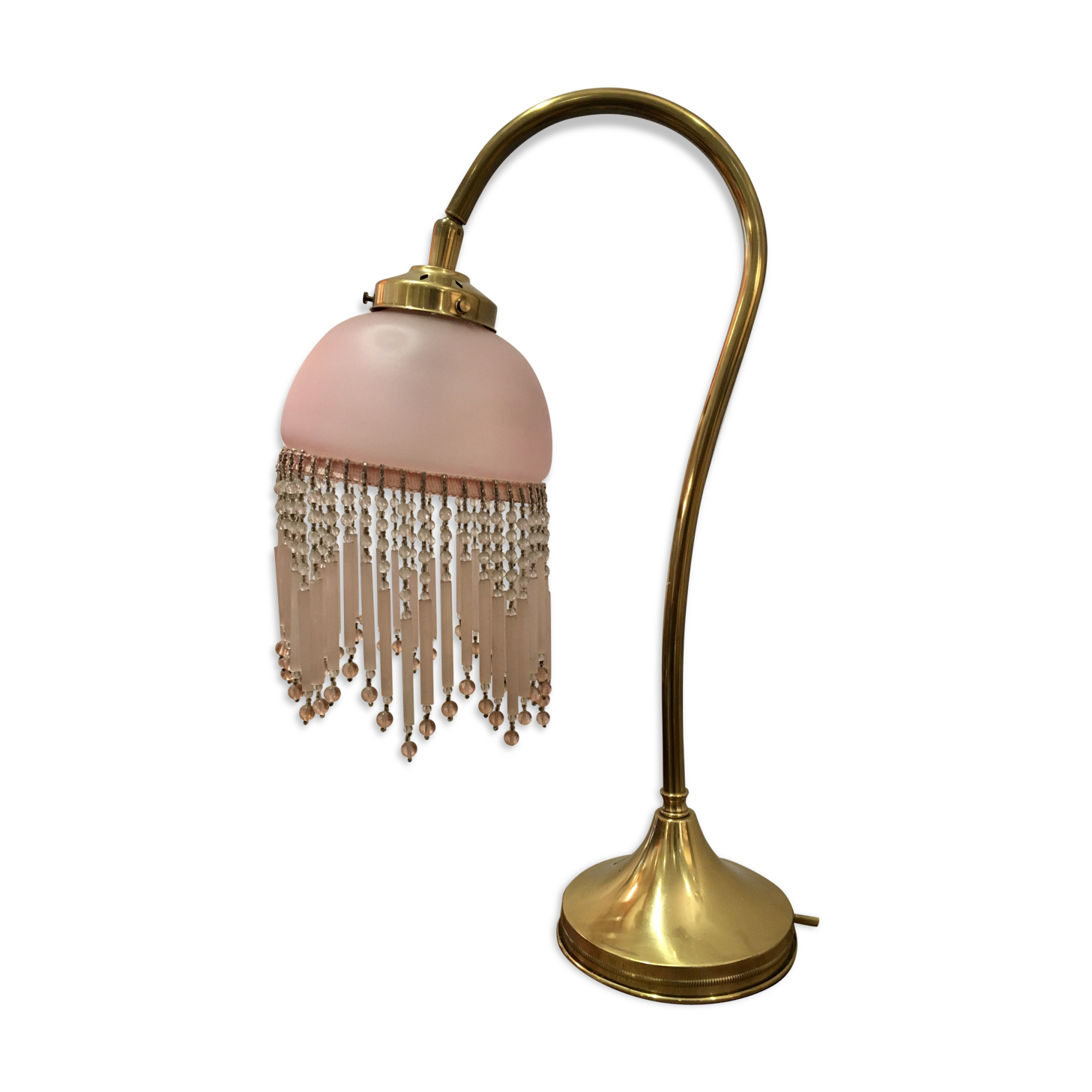Swan collar and stamps lamp
