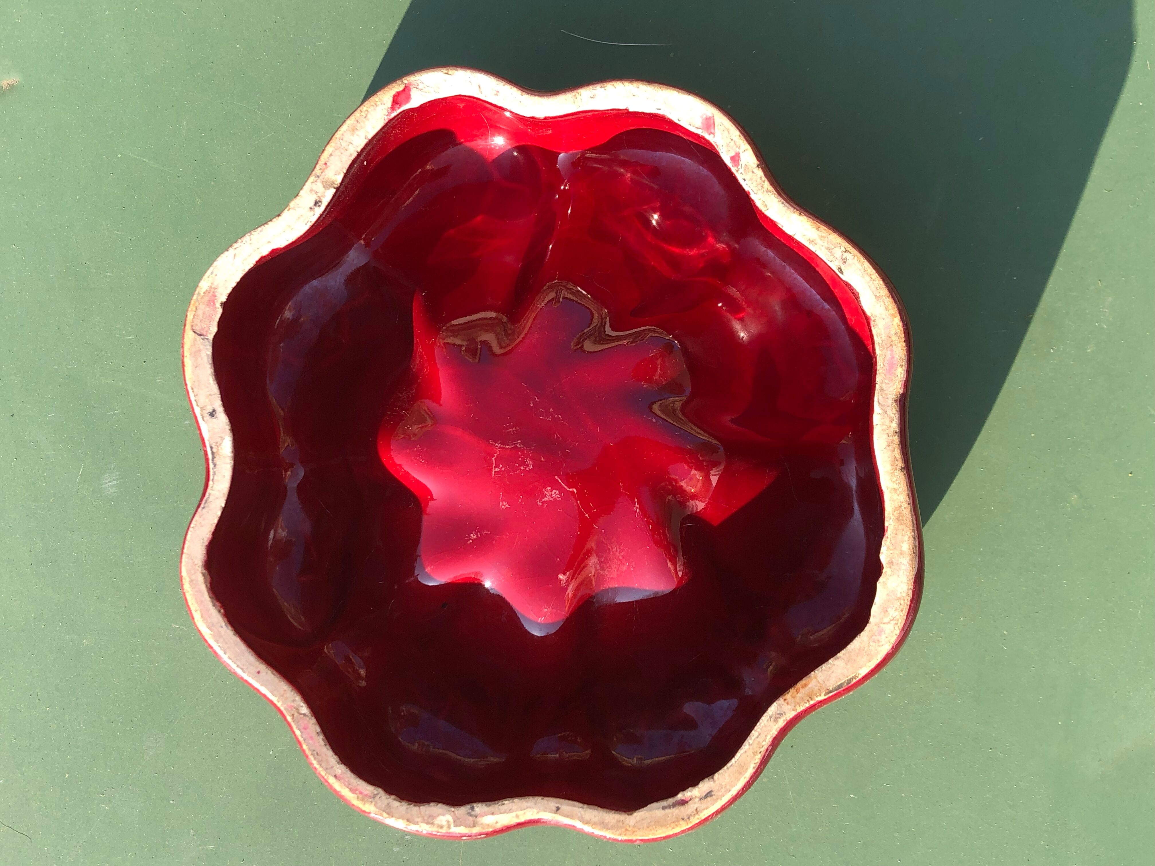Bordeaux ceramic ashtray / brick