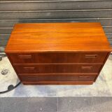 Scandinavian chest of drawers with 3 drawers, 1970s