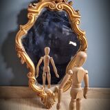 Gilded mirror worked 33x58cm