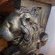 Console en marbre sur pieds lions