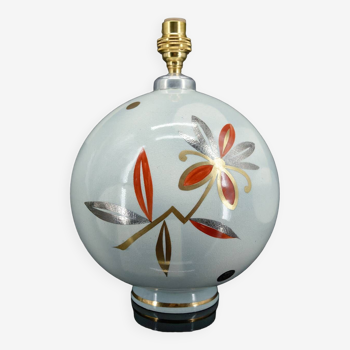 Ball lamp by the Faïencerie de Sainte Radegonde for Primavera, Art Deco, France, circa 1925