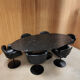 Vintage Eero Saarinen Knoll oval tulip marble dining table