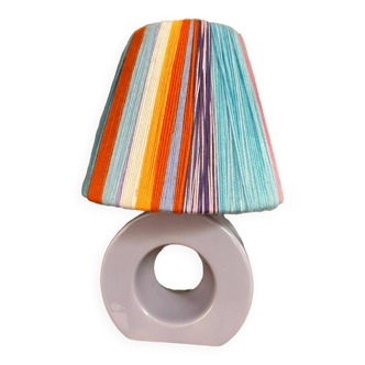 Woven table lamp