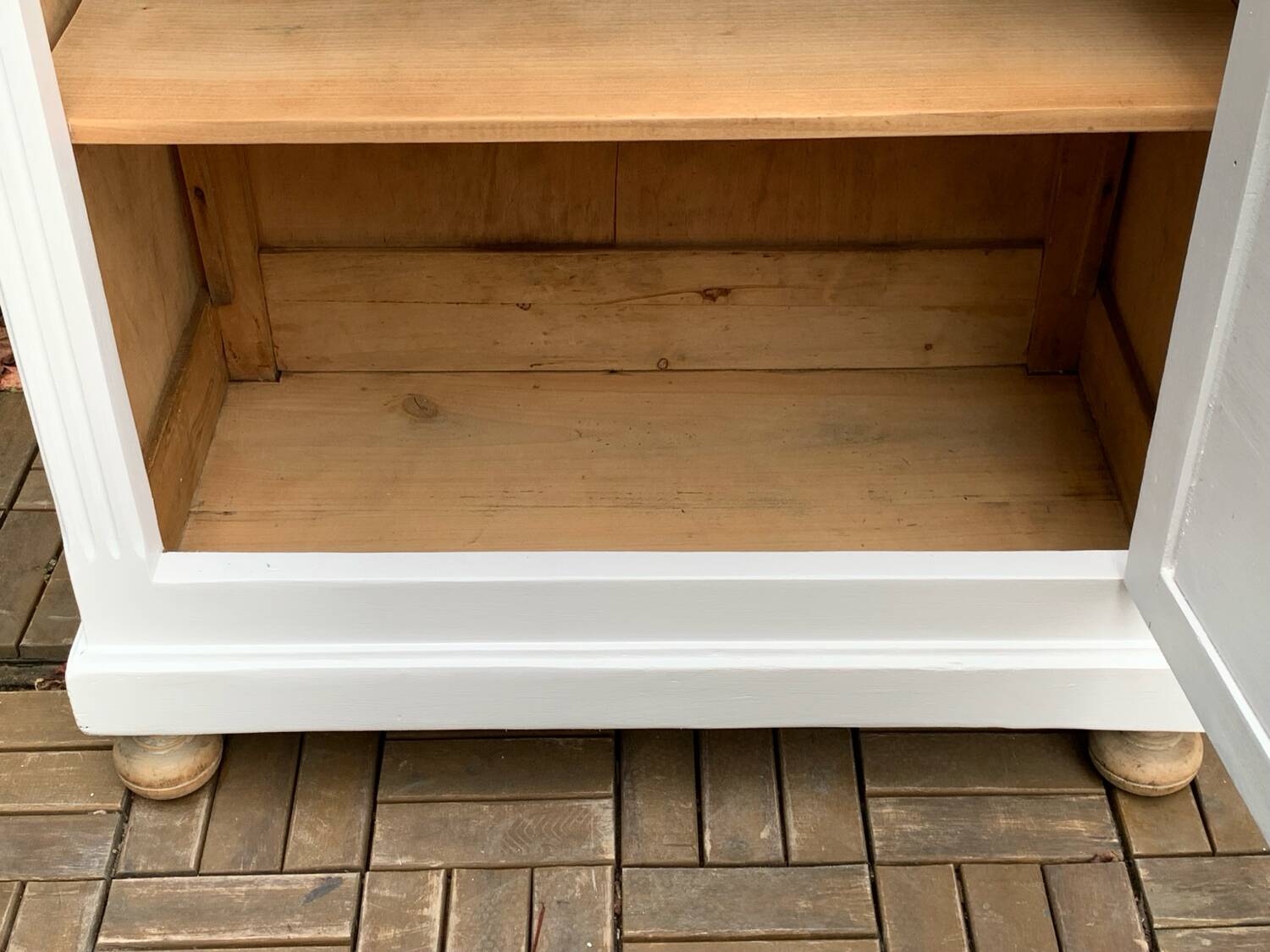 Antique Parisian glass cabinet H150