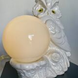 Ceramic owl lamp
