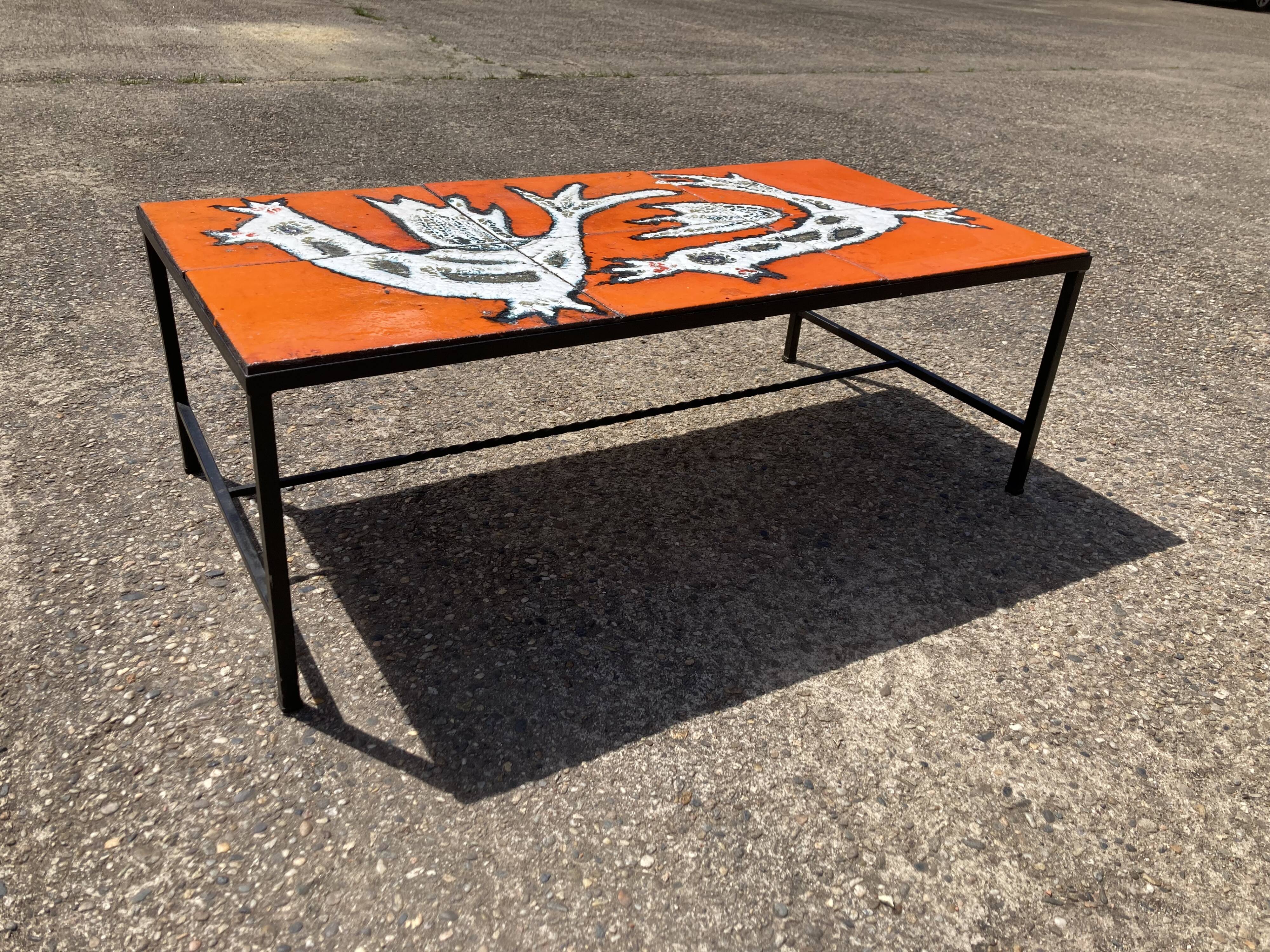 Ceramic coffee table