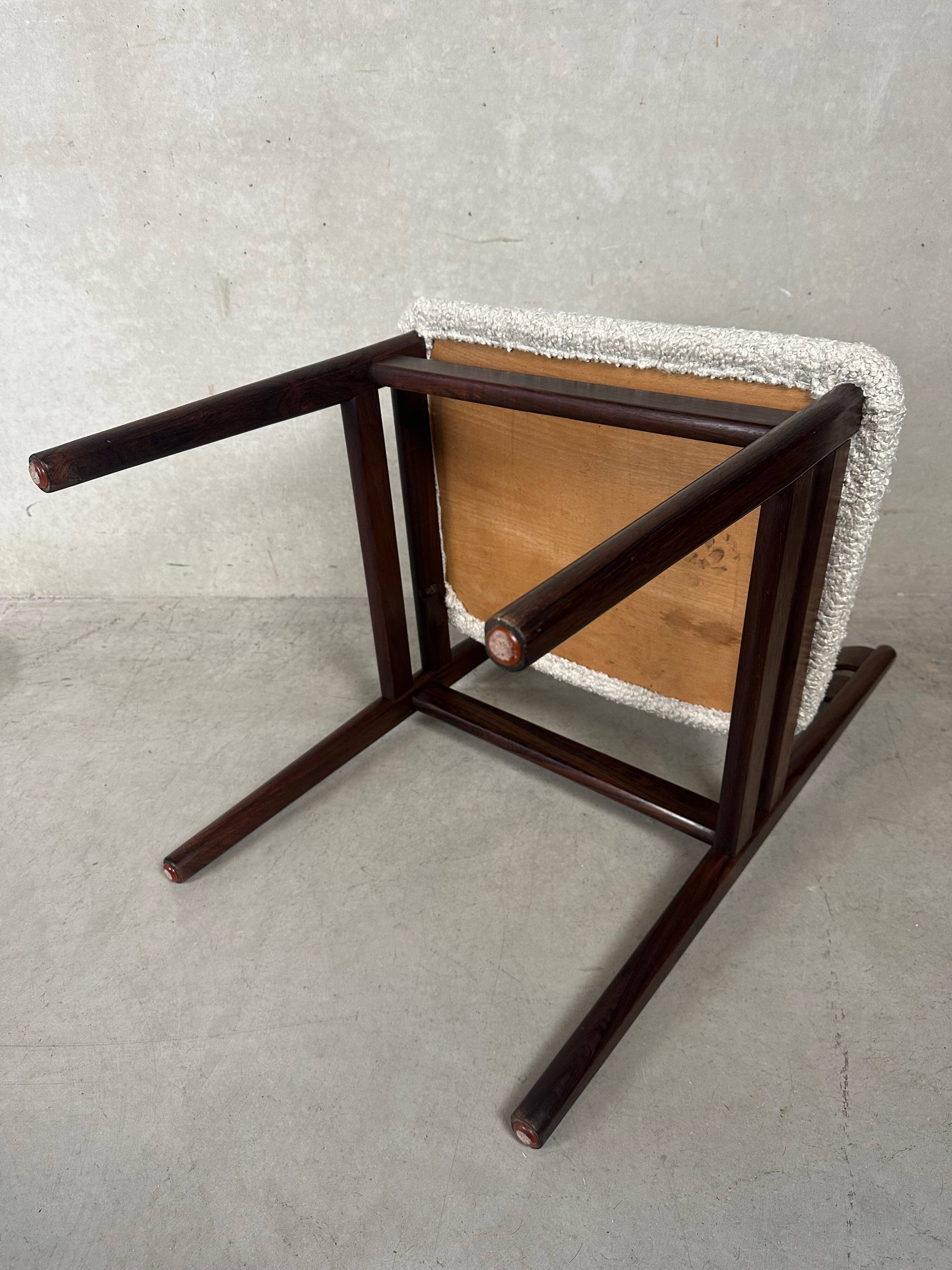 Mid-century rosewood dining room set