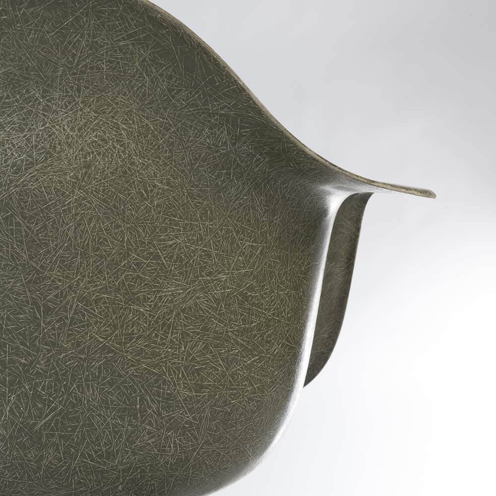 Olive Green Herman Miller Original Vintage Eames RAR Rocking Arm Chair