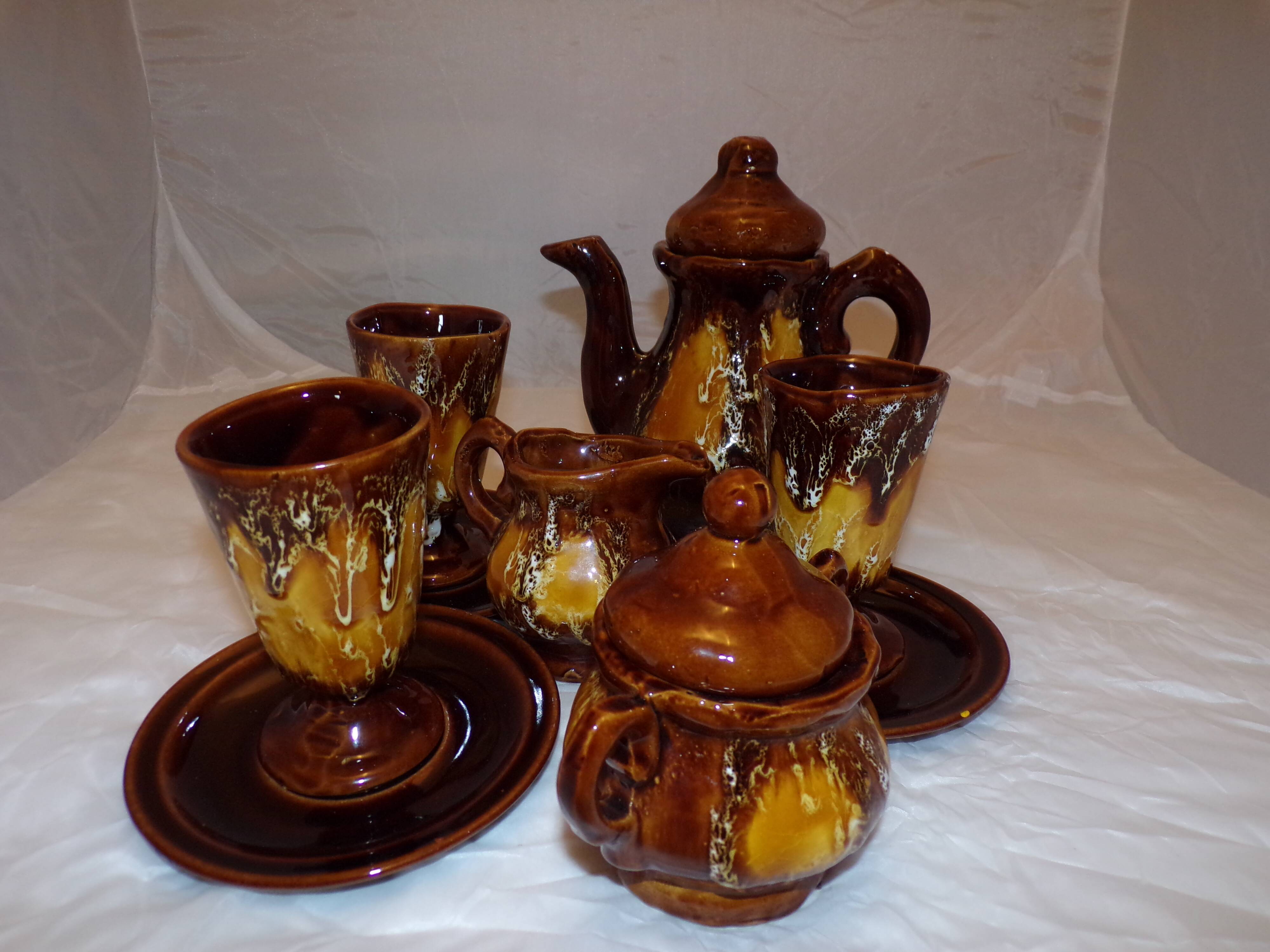 Service has coffee Vallauris mazagran