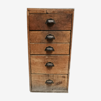 Old cabinet of craft drawer