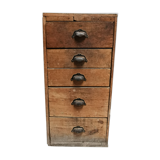 Old cabinet of craft drawer