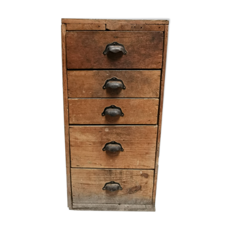 Old cabinet of craft drawer