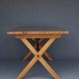 Scandinavian pine dining table 1960s