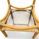 Table d'appoint en bambou et plateaux en verre