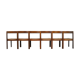 Ensemble de 6 chaises de salle à manger modernes par Gerard Geytenbeek pour meubles AZS, Pays-Bas années 1960