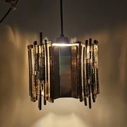 Claus Bolby pendant lamp brass and plastic