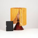 Art Deco lamp in lacquered wood circa 1930