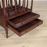 Mid 20th Century Walnut Magazine Rack, 1950s