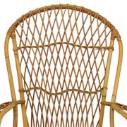 Vintage Set Rattan Chairs Armchairs Table Boho Design Sixties