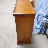 Console - shelf - library in cherry wood