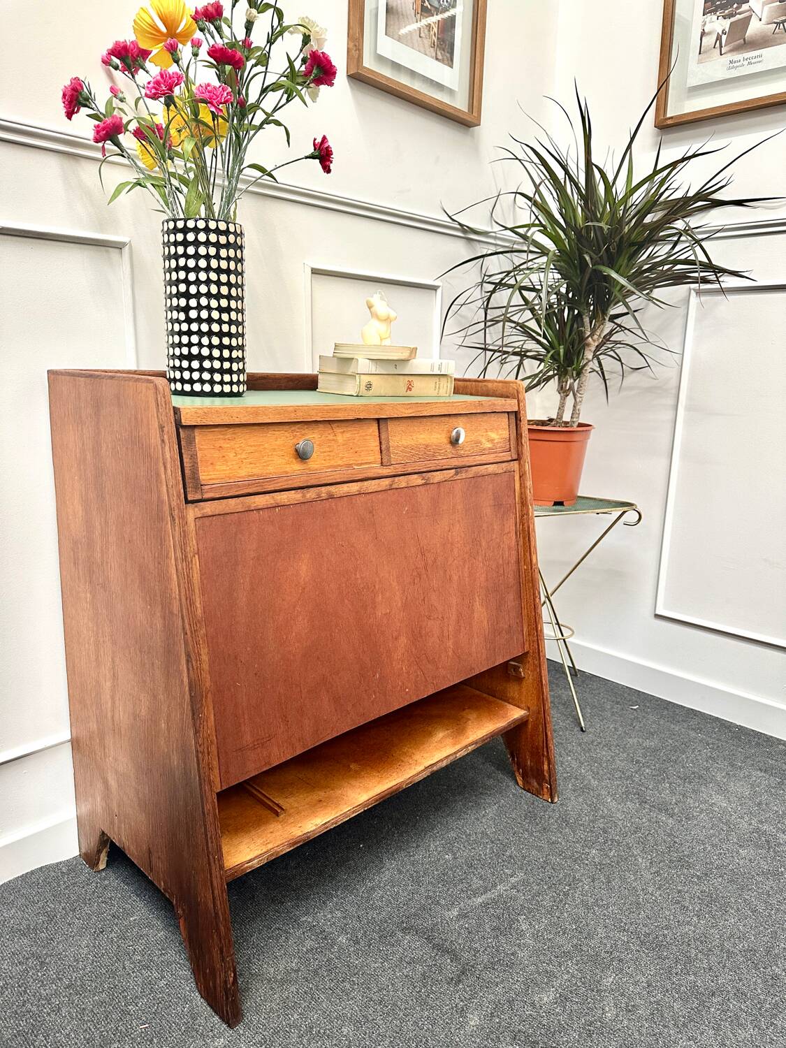 Meuble secrétaire style Raclem