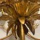 Gilded murano glass sconce