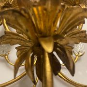 Gilded murano glass sconce