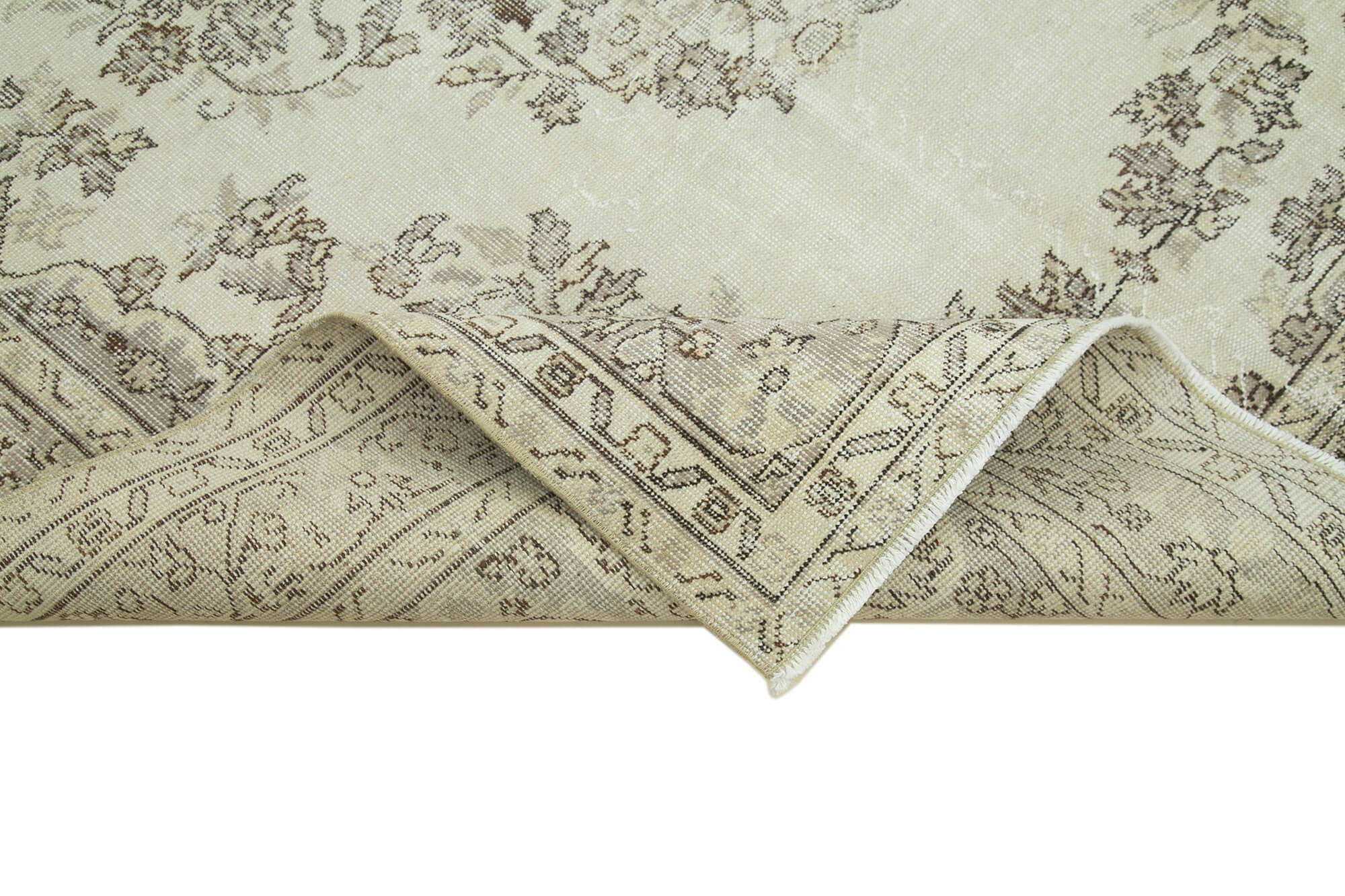 Handwoven Rustic Anatolian Beige Rug 171 cm x 270 cm - 36616