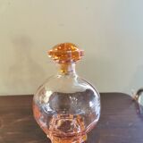Pair of round art deco decanters