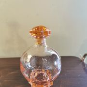 Paire de carafes rondes art déco