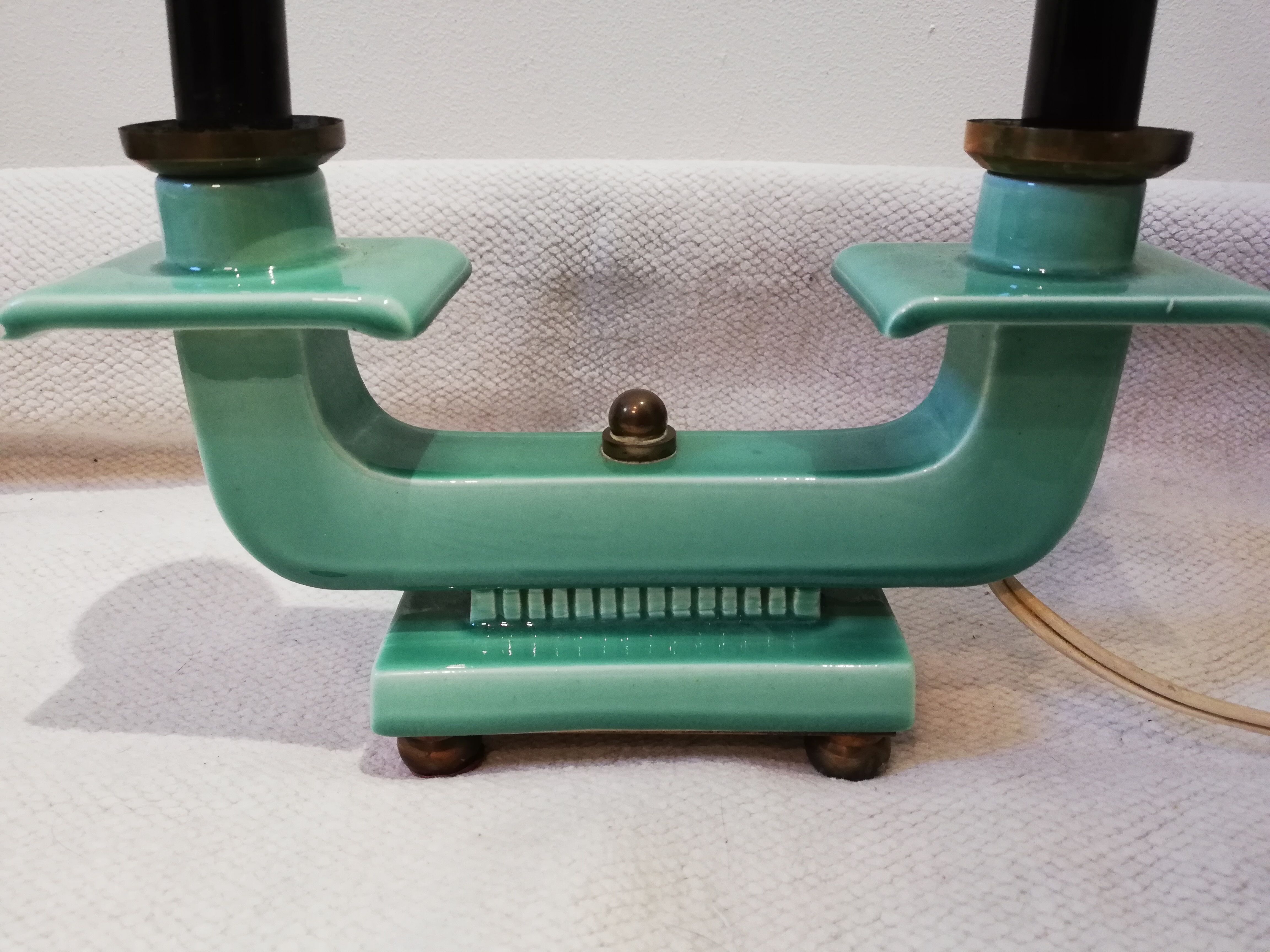 Art Deco ceramic lamp