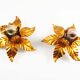 Pair of 1970's Italian gilt Florentine Wall Lights