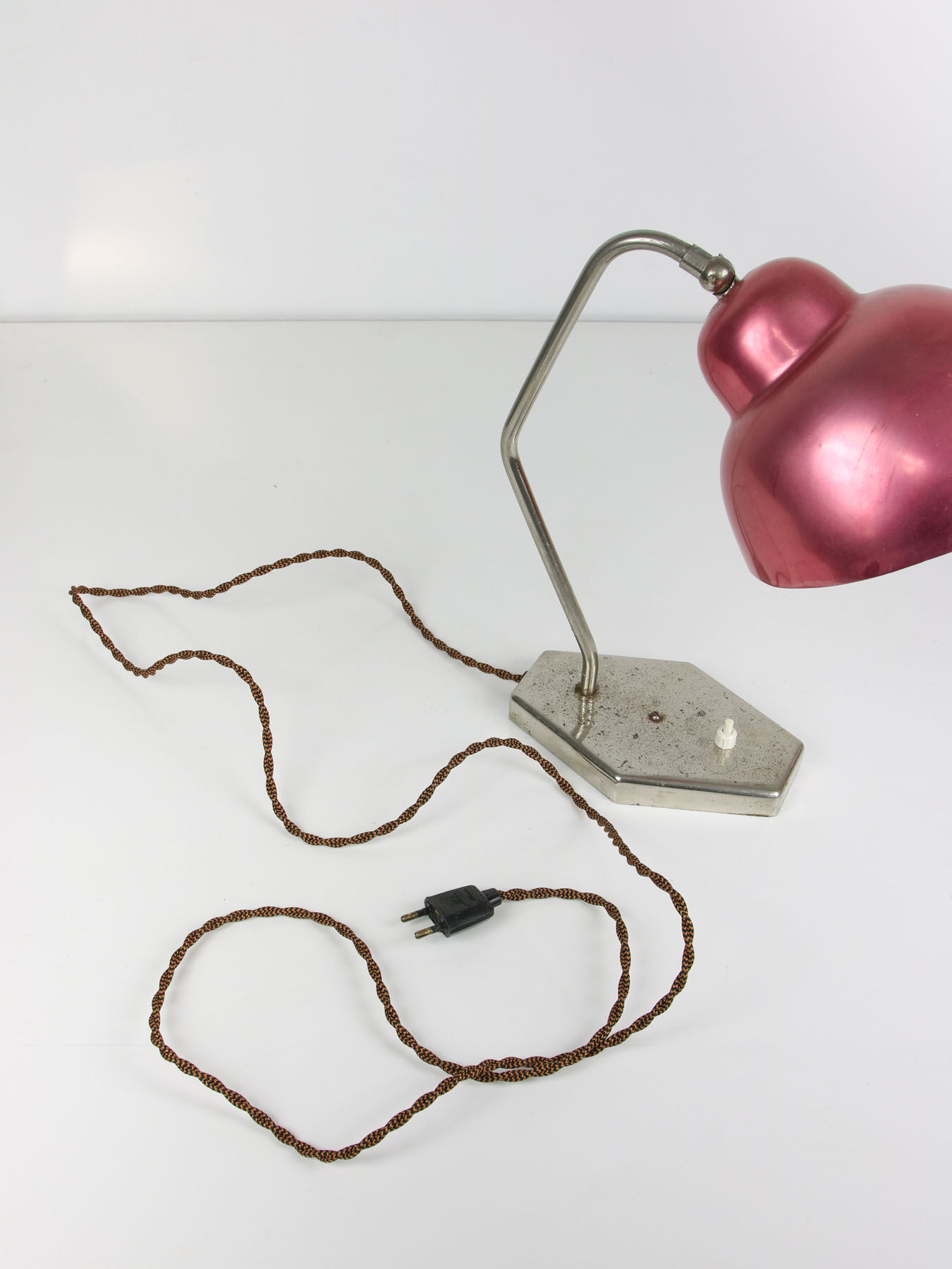 Mid-Century Red Table Lamp, 1960s