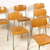 6 chairs by Gustav Hassenpflug 1960
