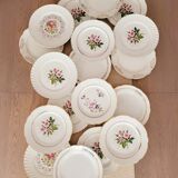 Lot de 18 assiettes plates
