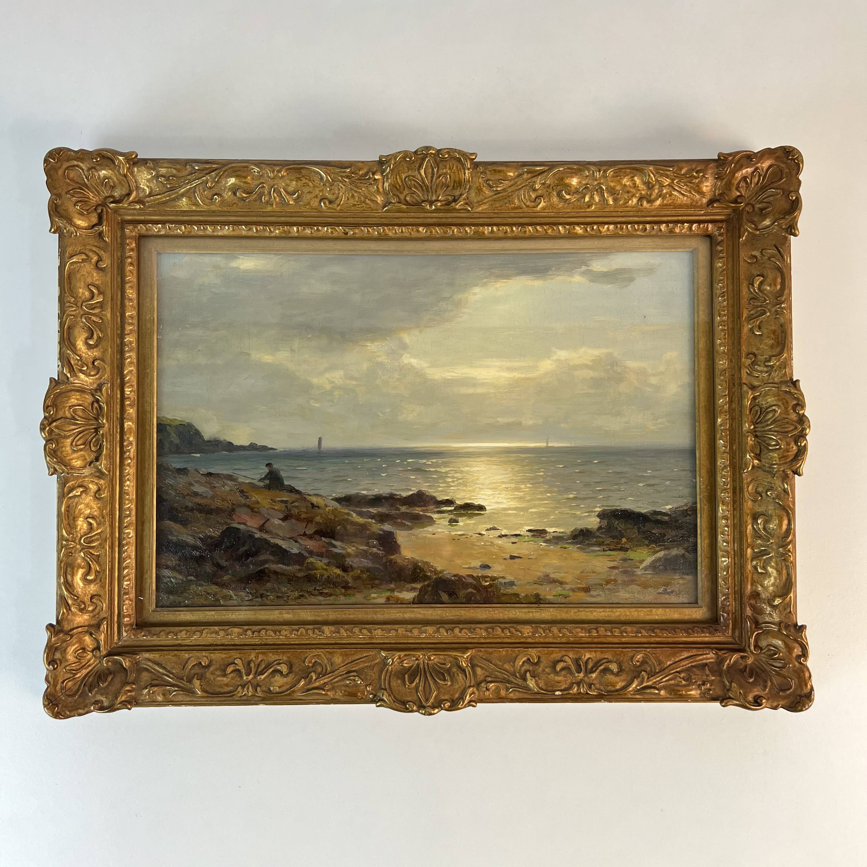 Oil on canvas Duncan Cameron Scotland 1837-1916 19th-century Marine Scene