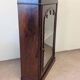 Mahogany display cabinet from the late 19th century, for standing or wall mounting.