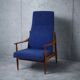 Fauteuil danois en teck massif - Vintage 1960