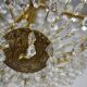 vintage glass stamped hot air balloon chandelier
