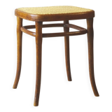 Tabouret carré Thonet N°56, vers 1900 canné et estampillé