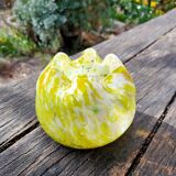 Yellow Clichy vase.