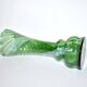 Antique vase in Clichy glass, speckled green with white speckles