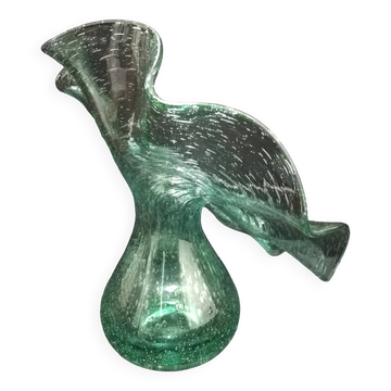 Bubble glass vase