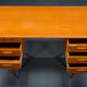 Danish teak desk by Gunnar Nielsen for Tibergaard 1960s